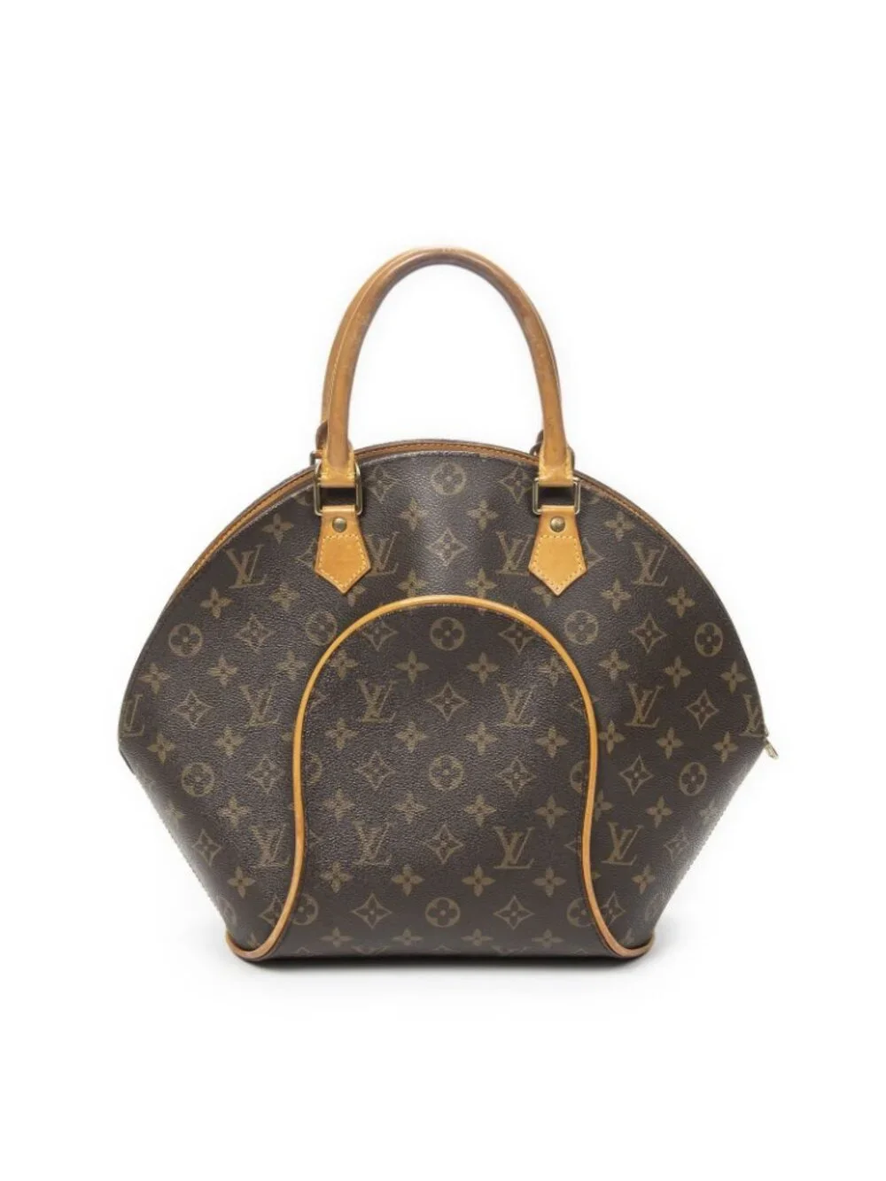 Louis Vuitton Ellipse Brown Monogram Canvas Handbag